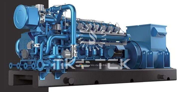 Генераторная установка на промышленном выхлопном газе