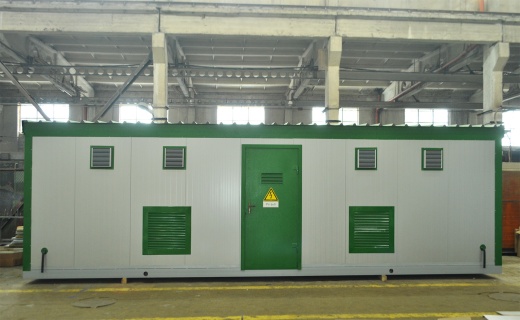 В блочно-модульном здании типа «сэндвич» (КТПНУ)